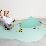 Tapis de jeu & d'éveil nuage - Vert menthe