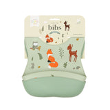 Lot de 2 bavoirs en silicone - Amis de la forêt