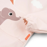 Bavoir imperméable à manches & poche - Rose