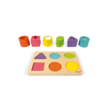 Puzzle 6 cubes sensoriels sonore en bois