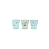 Lot de 3 mini gobelets Yummy - Croco Bleu & vert