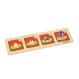 Jeu éducatif science et géographie - Cartes Séquences/Le Jardin