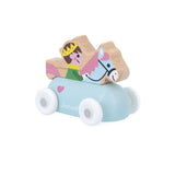 Voiture prince en bois