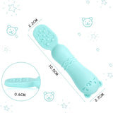 Lot de 2 Pré-Cuillères d'Apprentissage Ergonomiques - Dès 4 mois / Bleu