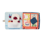 Livre d'activités et d'apprentissage en tissu - "Bonne nuit Yvon"