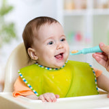 Lot de 2 Pré-Cuillères d'Apprentissage Ergonomiques - Dès 4 mois / Bleu