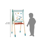 Tableau magnétique pliable en bois