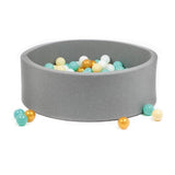 Piscine à balles grise - Balles souples incluses