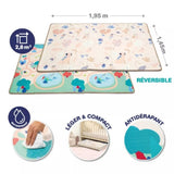 Tapis de jeu XXL pliable & réversible