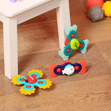 Lot de 3 spinners à ventouse