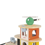 Garage Bolid en bois - 4 véhicules fournis