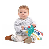 Hochet sensoriel à tirer en silicone - Ziptoy