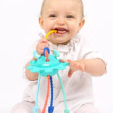 Hochet sensoriel à tirer en silicone - Ziptoy