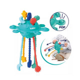 Hochet sensoriel à tirer en silicone - Ziptoy