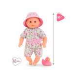 Poupon Bébé Bain - Coralie Jardin en Fleurs