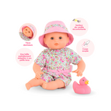 Poupon Bébé Bain - Coralie Jardin en Fleurs