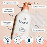 Lait de toilette Douceur - Visage & Corps 750 ml